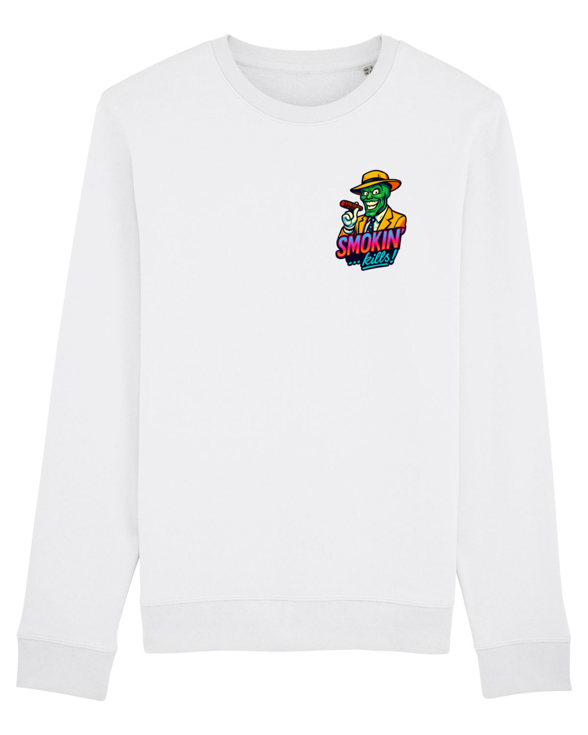 Bluză mânecă lungă Unisex Rise White