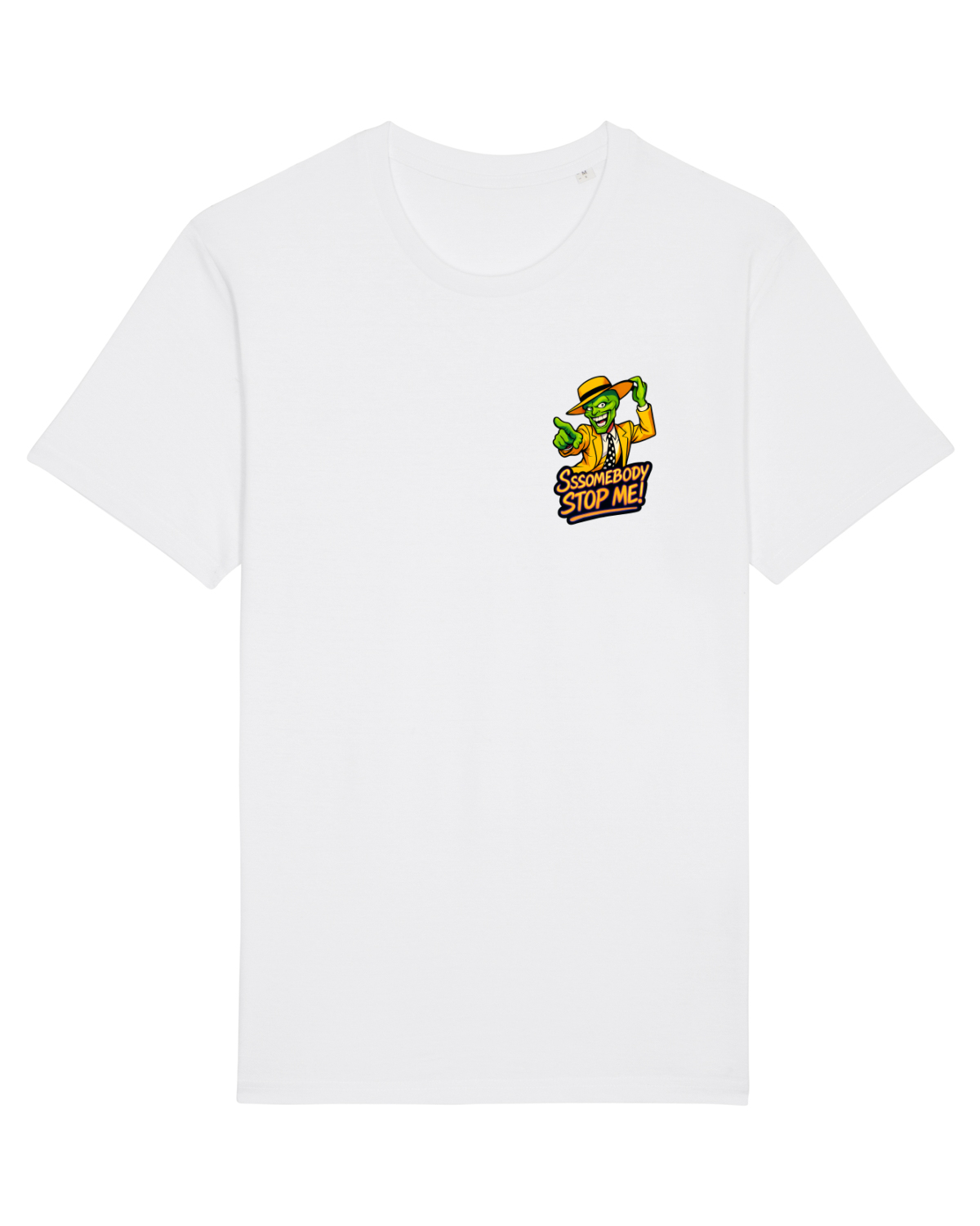 Tricou mânecă scurtă Unisex Rocker White