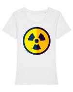 Nuclear sign Tricou mânecă scurtă guler larg fitted Damă Expresser