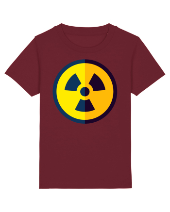 Nuclear sign Burgundy