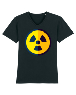 Nuclear sign Tricou mânecă scurtă guler V Bărbat Presenter