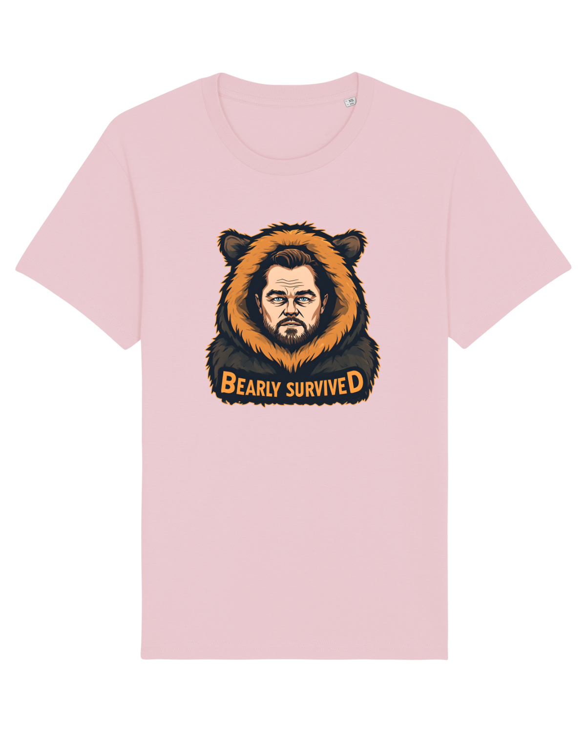 Tricou mânecă scurtă Unisex Rocker Cotton Pink
