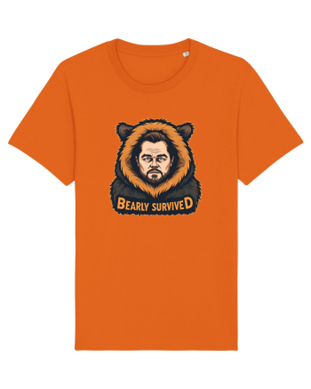 BEARLY SURVIVED Bright Orange