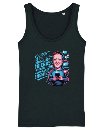 YOU DON`T GET TO 500 MILLION FRIENDS WITHOUT MAKING A FEW ENEMIES Black