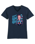 YOU DON`T GET TO 500 MILLION FRIENDS WITHOUT MAKING A FEW ENEMIES Tricou mânecă scurtă guler V Bărbat Presenter