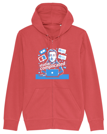 STATUS: COMPLICATED Carmine Red