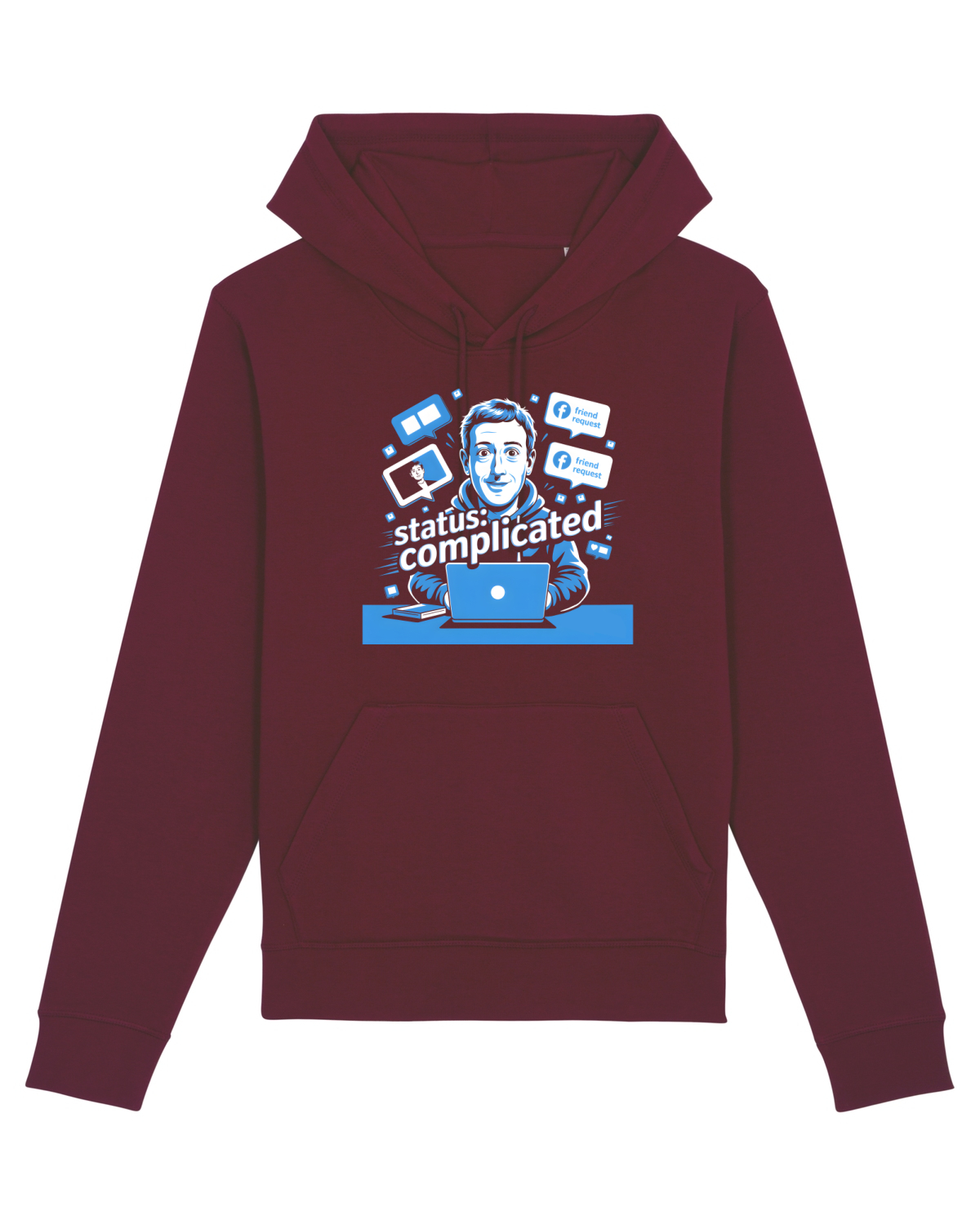 Hanorac Unisex Drummer Burgundy