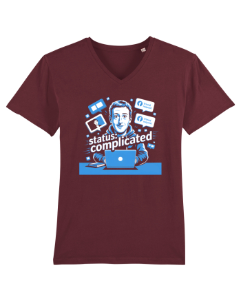 STATUS: COMPLICATED Burgundy