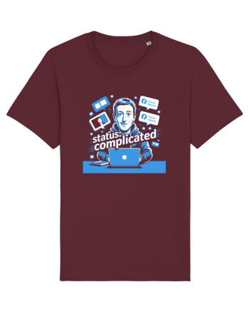 STATUS: COMPLICATED Burgundy