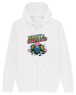 REALITY IS OVERRATED Hanorac cu fermoar Unisex Connector