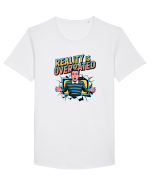REALITY IS OVERRATED Tricou mânecă scurtă guler larg Bărbat Skater