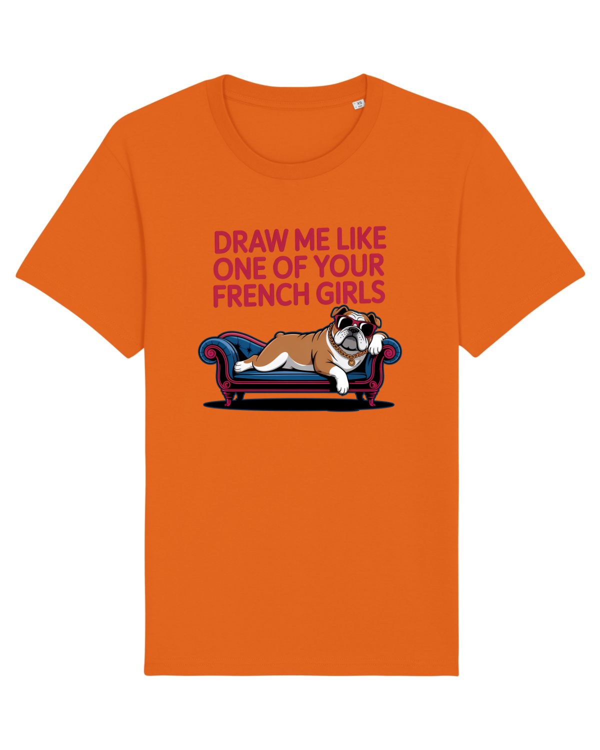 Tricou mânecă scurtă Unisex Rocker Bright Orange