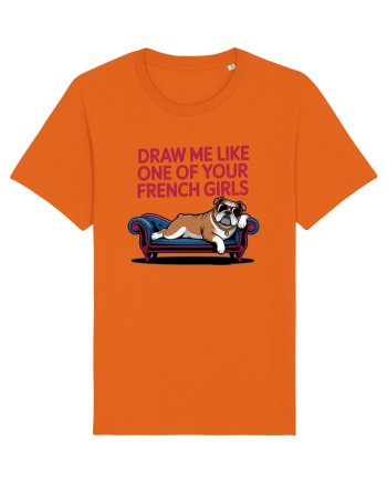 DRAW ME LIKE ONE OF YOUR FRENCH GIRLS - caine Boxer Bright Orange