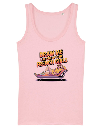 DRAW ME LIKE ONE OF YOUR FRENCH GIRLS  Cotton Pink