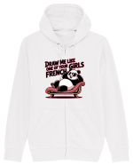 DRAW ME LIKE ONE OF YOUR FRENCH GIRLS - urs Panda Hanorac cu fermoar Unisex Connector
