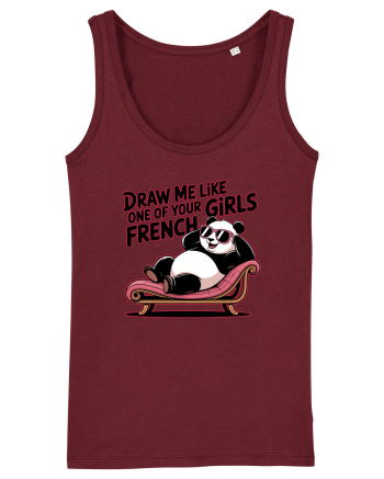 DRAW ME LIKE ONE OF YOUR FRENCH GIRLS - urs Panda Burgundy
