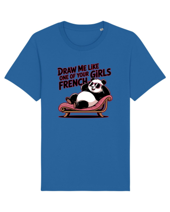 DRAW ME LIKE ONE OF YOUR FRENCH GIRLS - urs Panda Royal Blue