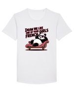 DRAW ME LIKE ONE OF YOUR FRENCH GIRLS - urs Panda Tricou mânecă scurtă guler larg Bărbat Skater