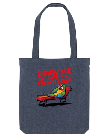 DRAW ME LIKE ONE OF YOUR FRENCH GIRLS - papagal Midnight Blue