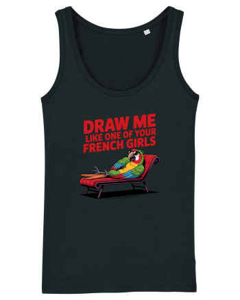 DRAW ME LIKE ONE OF YOUR FRENCH GIRLS - papagal Black