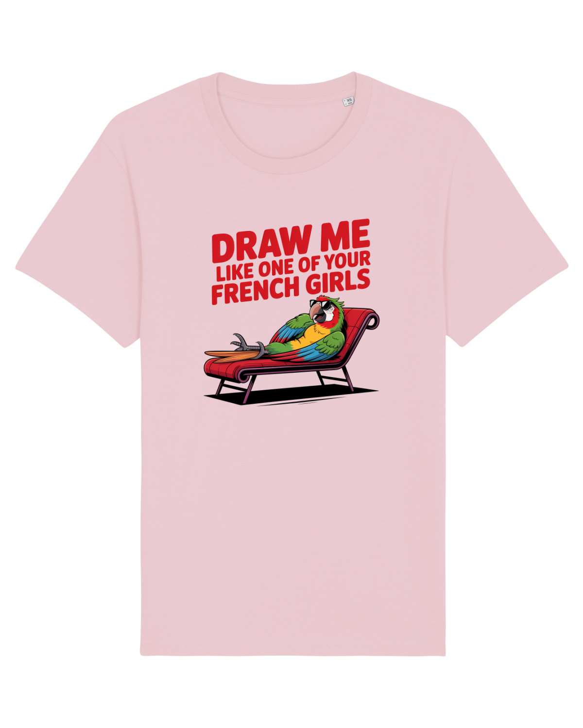 Tricou mânecă scurtă Unisex Rocker Cotton Pink