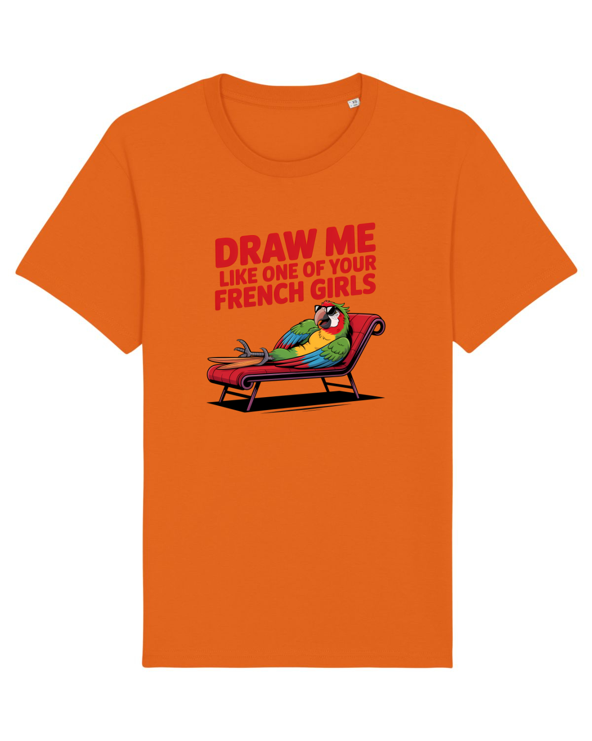 Tricou mânecă scurtă Unisex Rocker Bright Orange