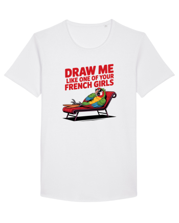 DRAW ME LIKE ONE OF YOUR FRENCH GIRLS - papagal White