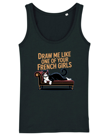 DRAW ME LIKE ONE OF YOUR FRENCH GIRLS - pisica Black