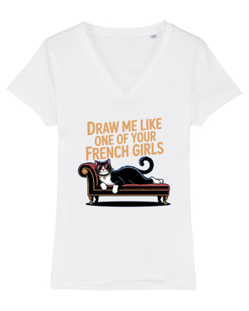 DRAW ME LIKE ONE OF YOUR FRENCH GIRLS - pisica White