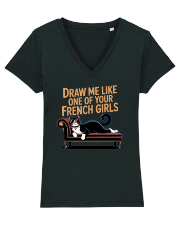 DRAW ME LIKE ONE OF YOUR FRENCH GIRLS - pisica Black