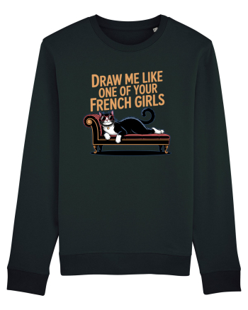 DRAW ME LIKE ONE OF YOUR FRENCH GIRLS - pisica Black