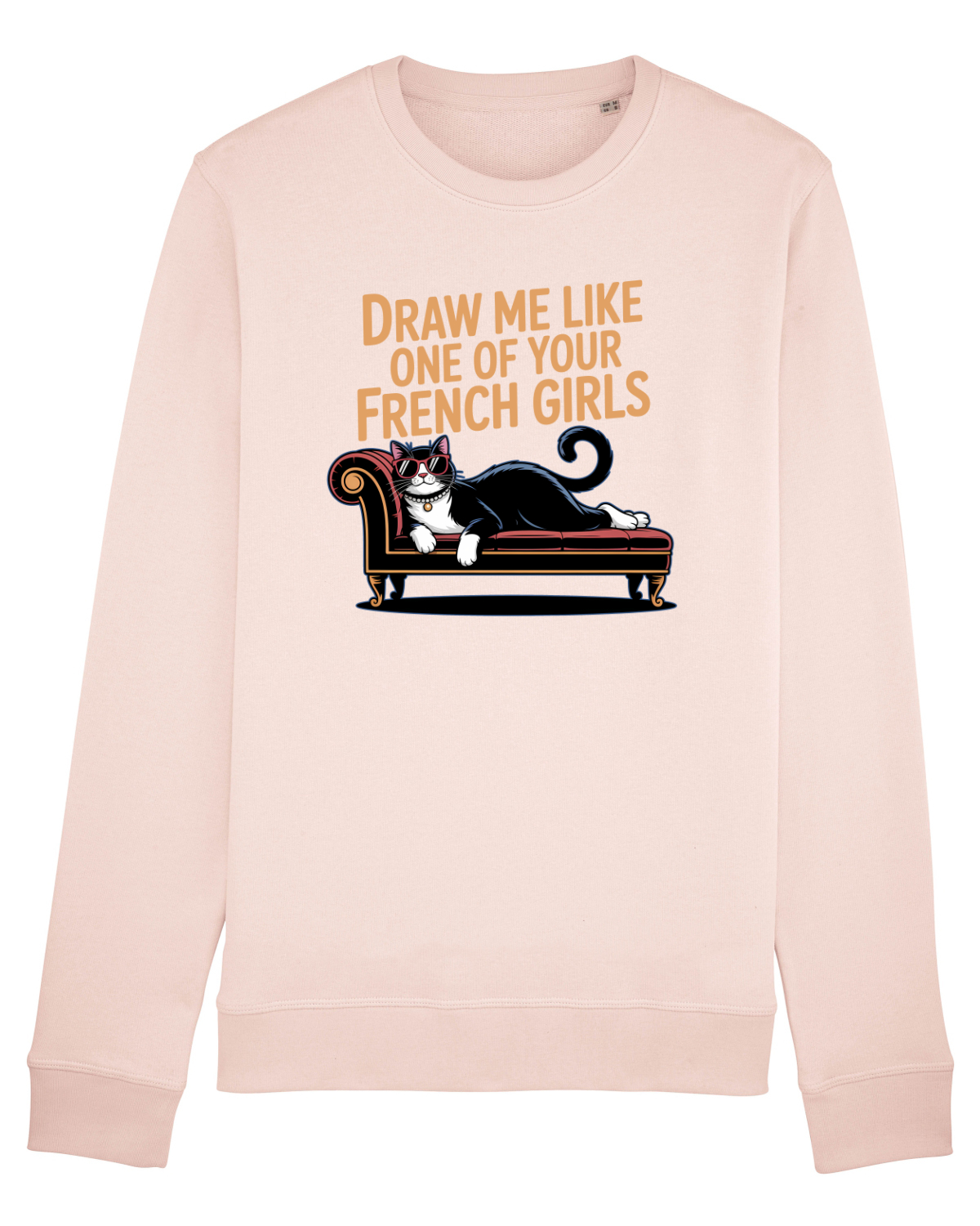 Bluză mânecă lungă Unisex Rise Candy Pink