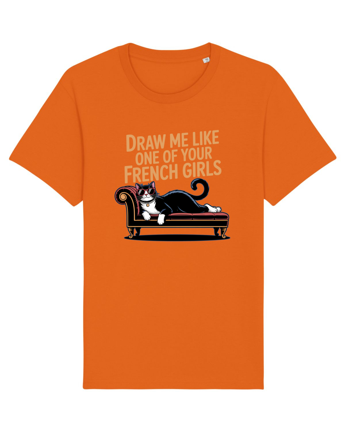 Tricou mânecă scurtă Unisex Rocker Bright Orange