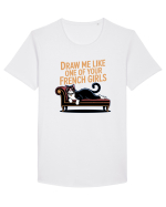 DRAW ME LIKE ONE OF YOUR FRENCH GIRLS - pisica Tricou mânecă scurtă guler larg Bărbat Skater