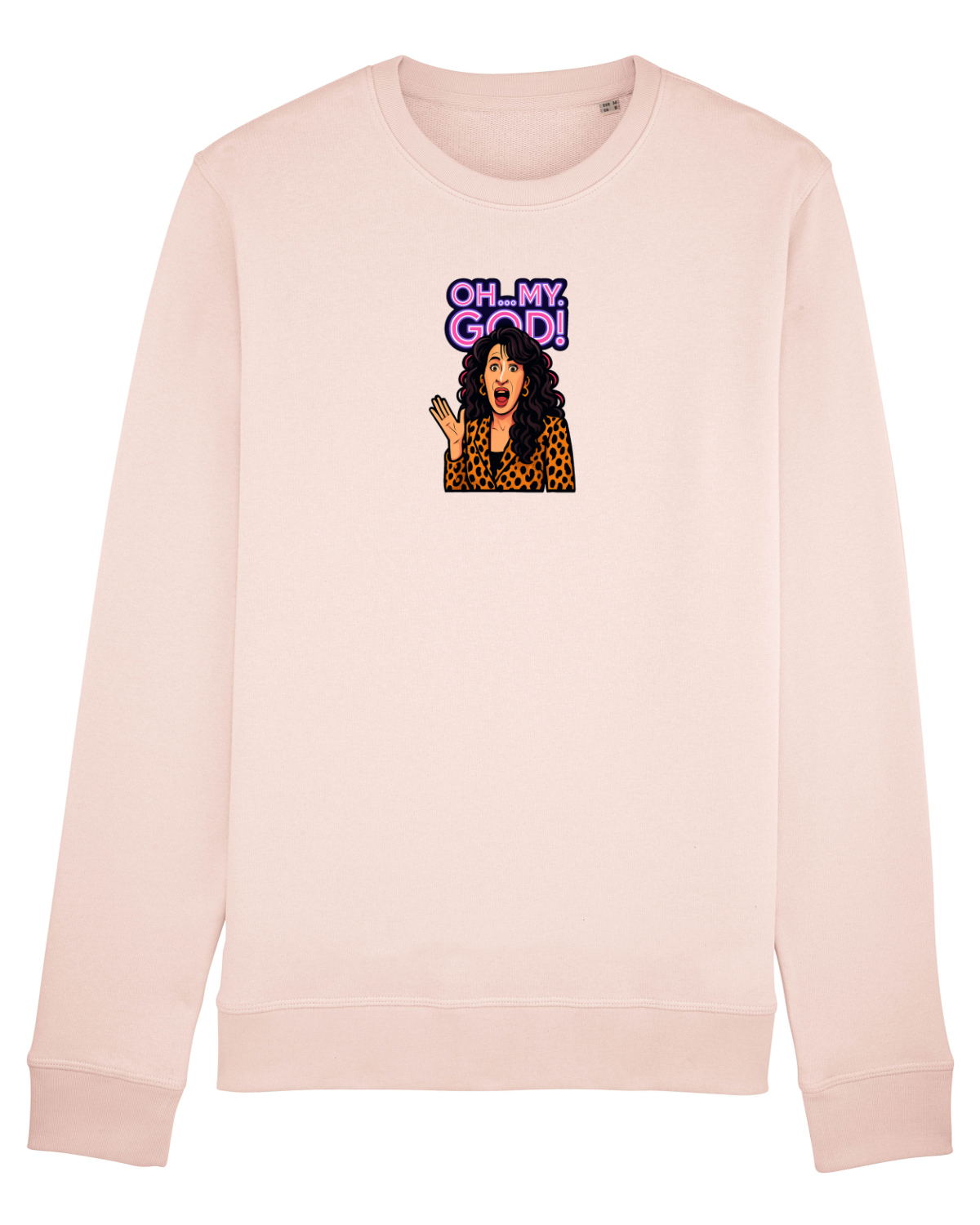 Bluză mânecă lungă Unisex Rise Candy Pink