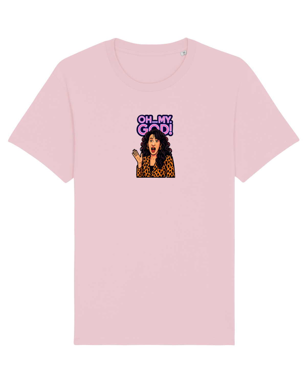 Tricou mânecă scurtă Unisex Rocker Cotton Pink