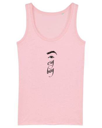 Cry boy (ochi, negru) Cotton Pink
