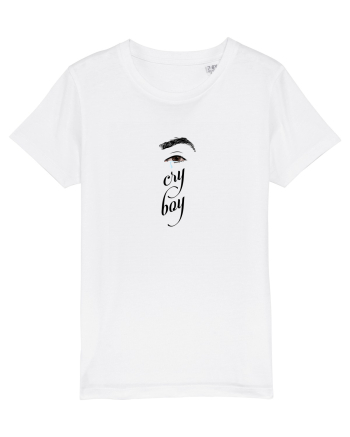Cry boy (ochi, negru) White