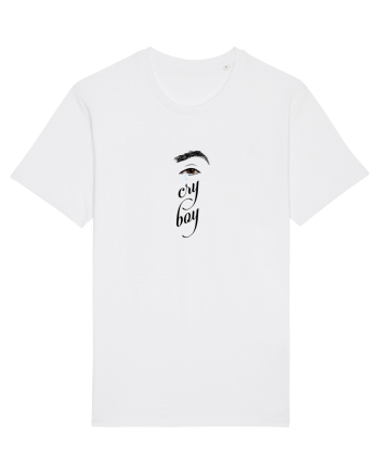 Cry boy (ochi, negru) White