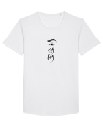 Cry boy (ochi, negru) Tricou mânecă scurtă guler larg Bărbat Skater