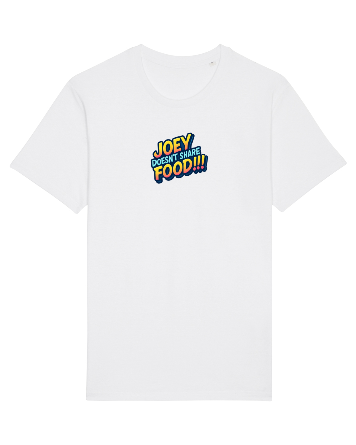 Tricou mânecă scurtă Unisex Rocker White