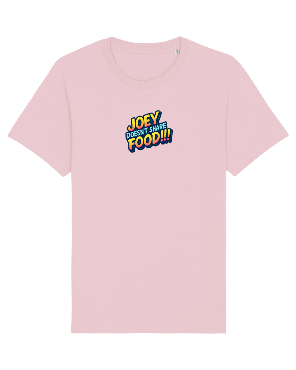 Tricou mânecă scurtă Unisex Rocker Cotton Pink
