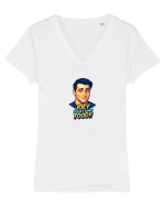 JOEY DOESN`T SHARE FOOD! 2 Tricou mânecă scurtă guler V Damă Evoker