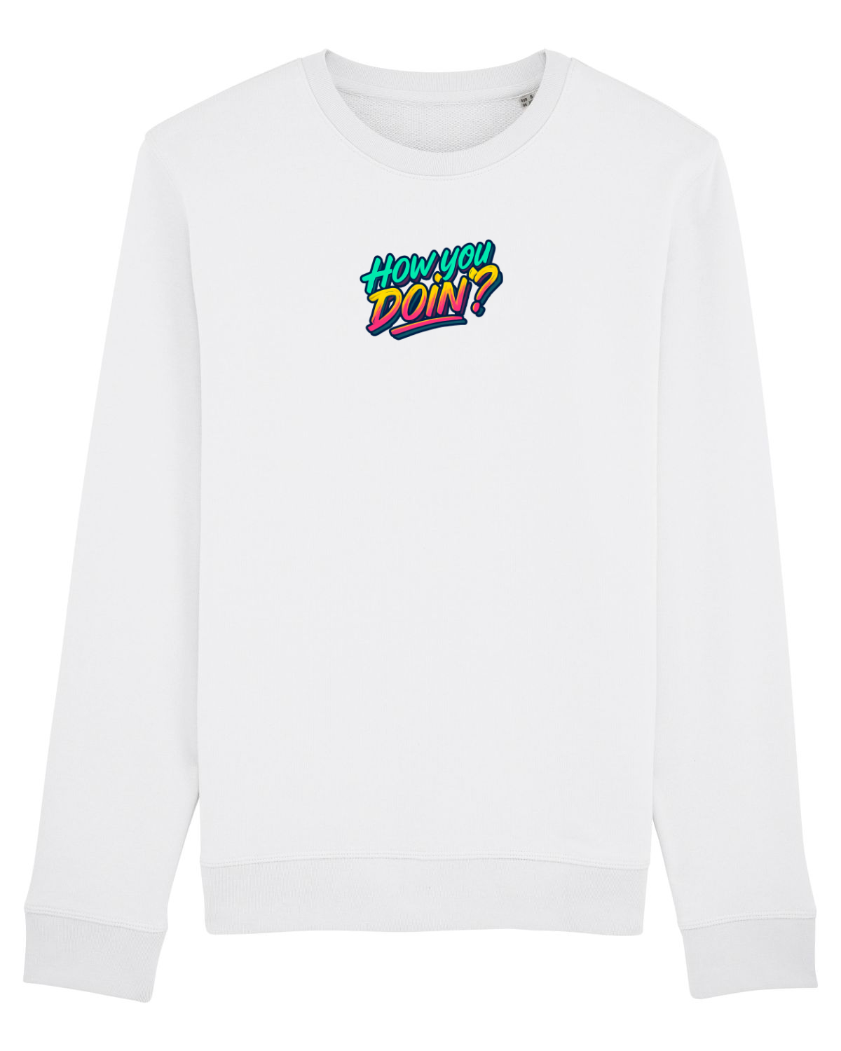 Bluză mânecă lungă Unisex Rise White