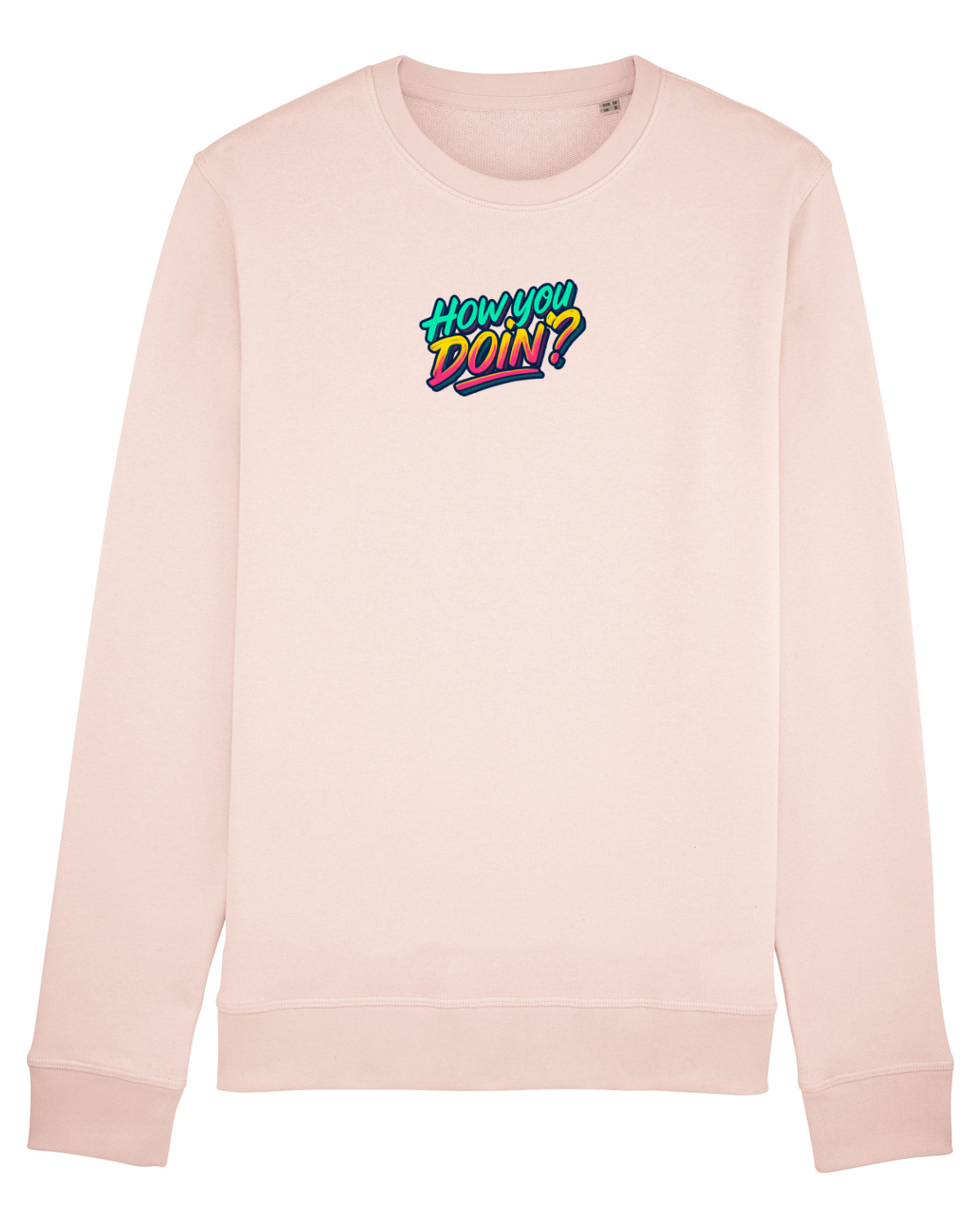 Bluză mânecă lungă Unisex Rise Candy Pink