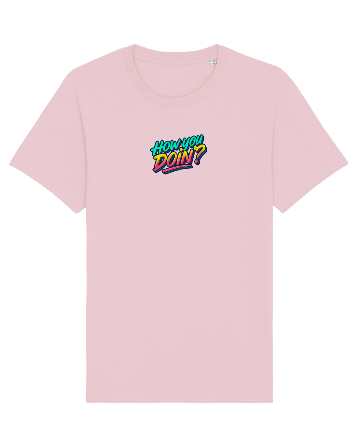 Tricou mânecă scurtă Unisex Rocker Cotton Pink