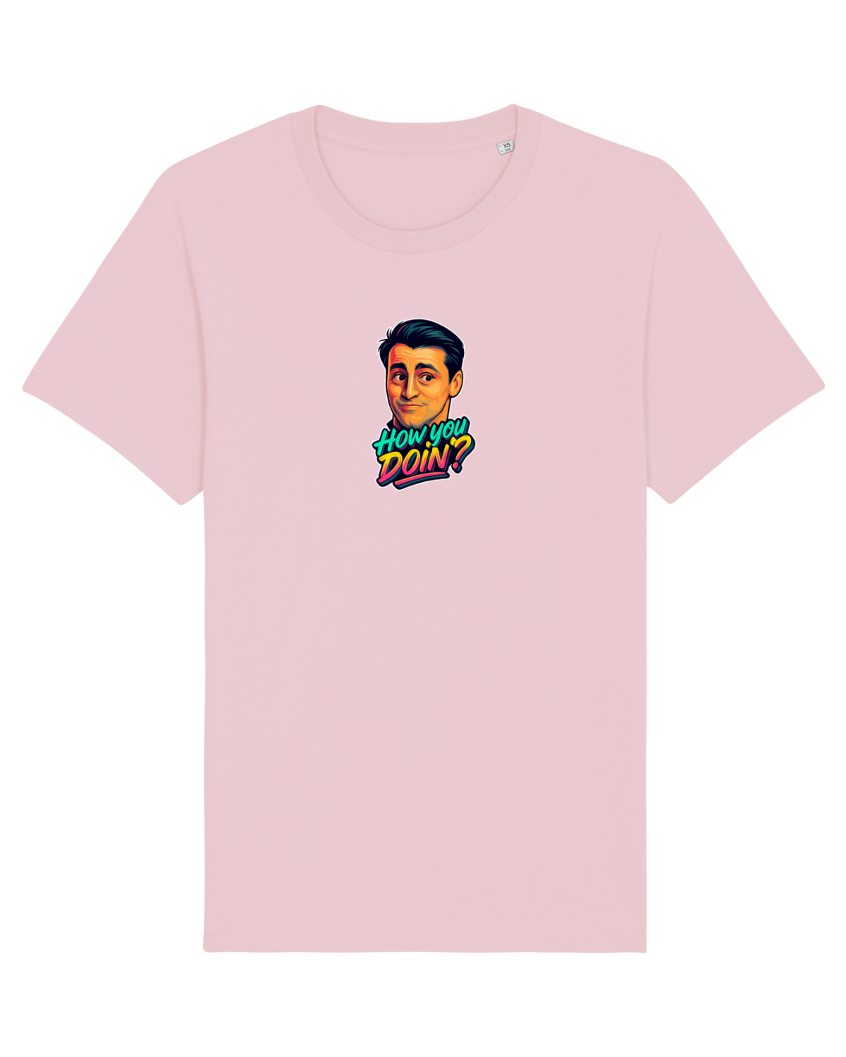 Tricou mânecă scurtă Unisex Rocker Cotton Pink