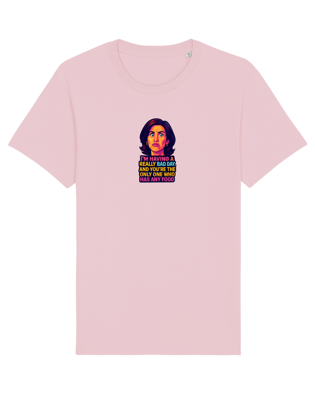 Tricou mânecă scurtă Unisex Rocker Cotton Pink