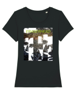 Eraserhead (creion, cut) Tricou mânecă scurtă guler larg fitted Damă Expresser