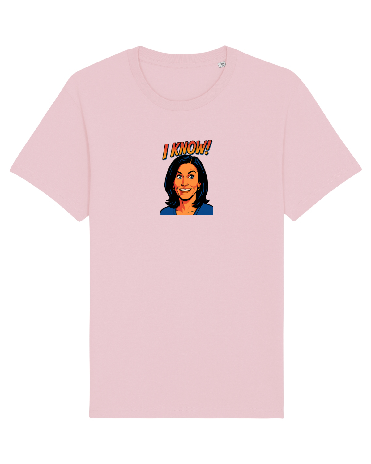 Tricou mânecă scurtă Unisex Rocker Cotton Pink